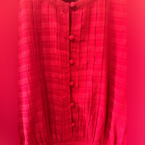 LOFT Red Midi Dress - Picture 7 of 7